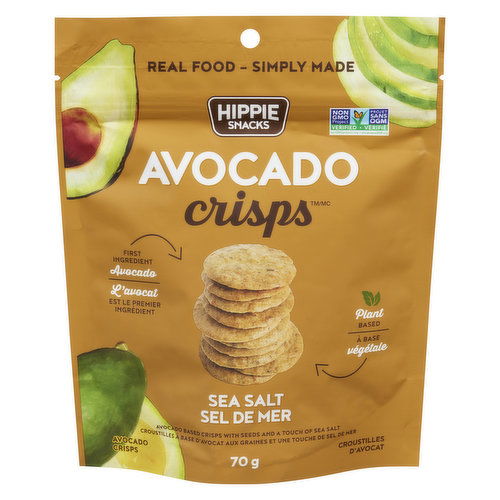 Hippie Snacks - Avocado Crisps - Sea Salt