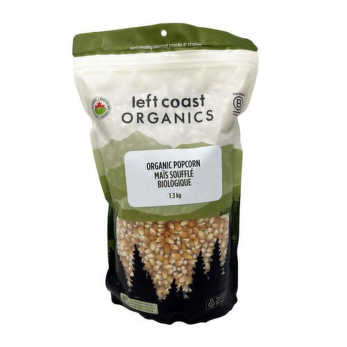 left coast - Organic Popcorn Kernals