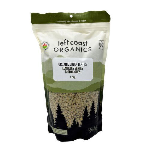 left coast - Organic Green Lentils