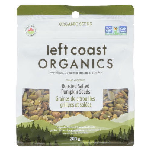 left coast - Pumpkin Seeds Roasted Salted Organic