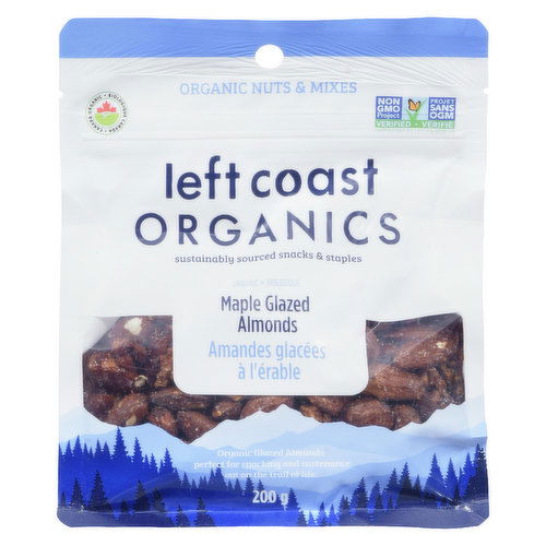 Left Coast - Almonds Maple Glazed Organic