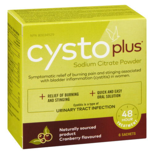 Cystoplus - Cystoplus Sodium Citrate Powder