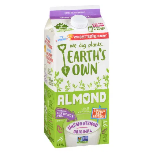 Earth's Own - Almond Fresh Beverage Unsweetened