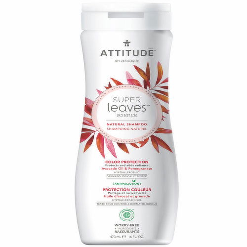 ATTITUDE - Super Leaves Natural Shampoo - Colour Protection