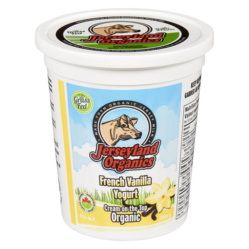 Jerseyland Organics - Yogurt - French Vanilla