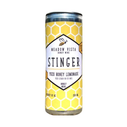 Meadow Vista - Yuzu Honey Lemonade Stinger - bubbly Mead