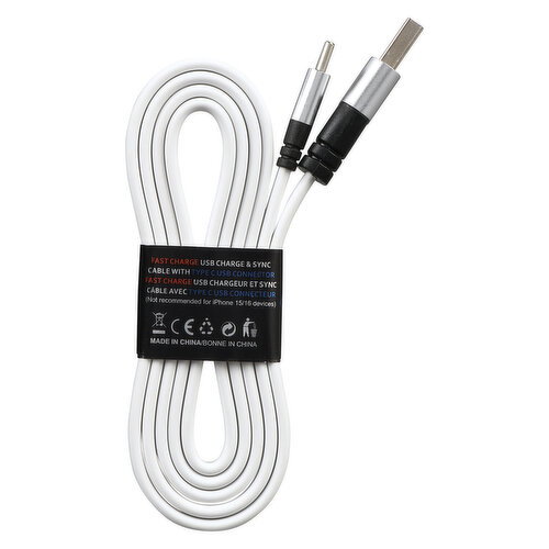 Pdi Accessories - 1 USB Type C Charge & Sync Cable- Assorted Colours