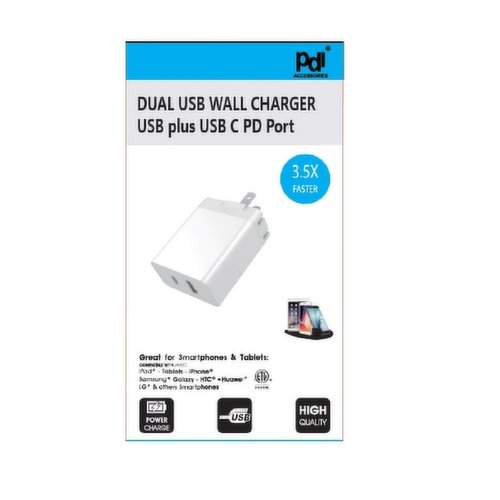 Pdi - Dual USB Wall Charger