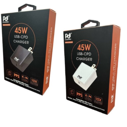 Pdi - Wall Plug 45W USB CPD Fast Charger