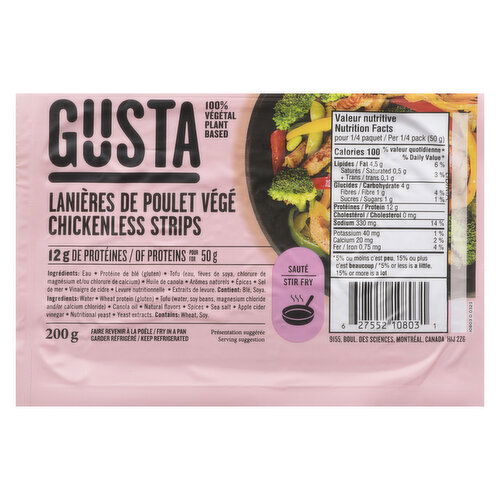 Gusta - Chickenless Strips