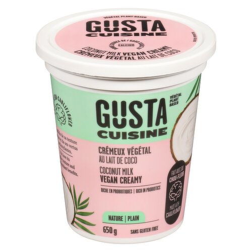 Gusta Cuisine - Yogurt Cauliflower Coconut Milk Vegan Plain