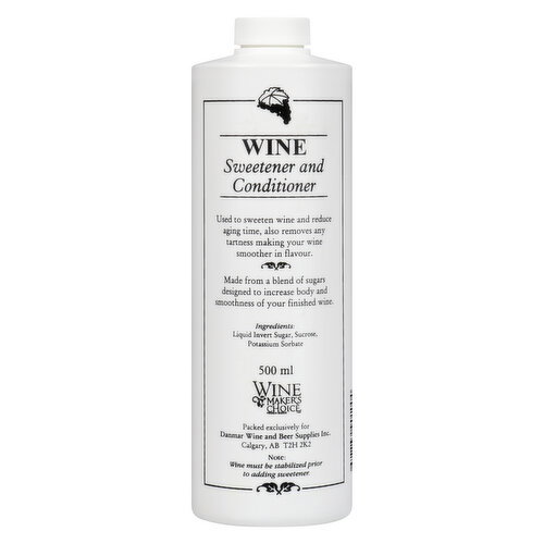 Wine - Sweetener and Conditioner