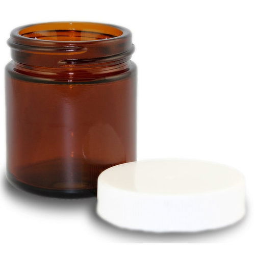 Pure Potent Wow - Glass Ointment Jar Amber