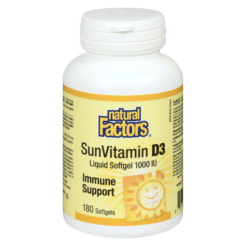 Natural Factors - VITAMIN D3 1000IU