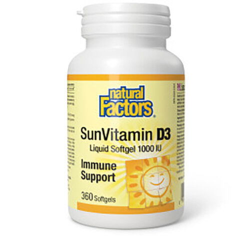 Natural Factors - VITAMIN D3 1000IU