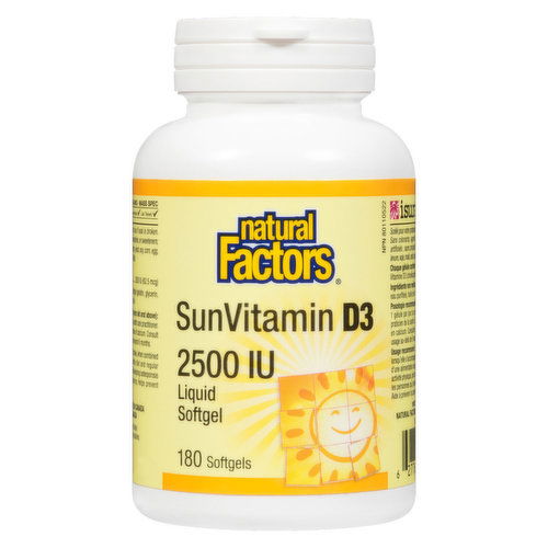 Natural Factors - Vitamin D 2500 IU