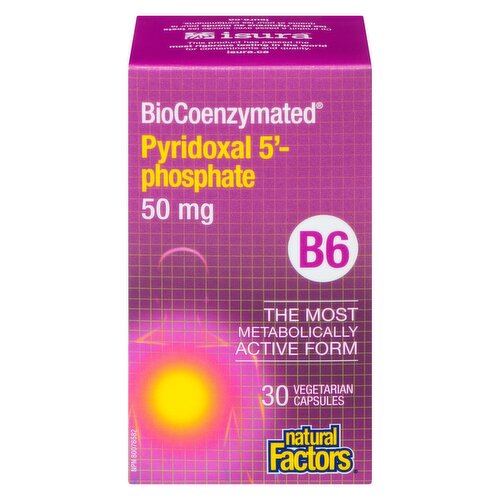 Natural Factors - Vitamin B6 50mg BioCoenzymated