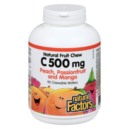 Natural Factors - Vit C 500MG - Peach Passion