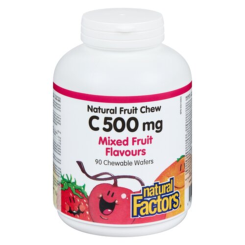 Natural Factors - Vitamin C 500mg - Mixed Fruit