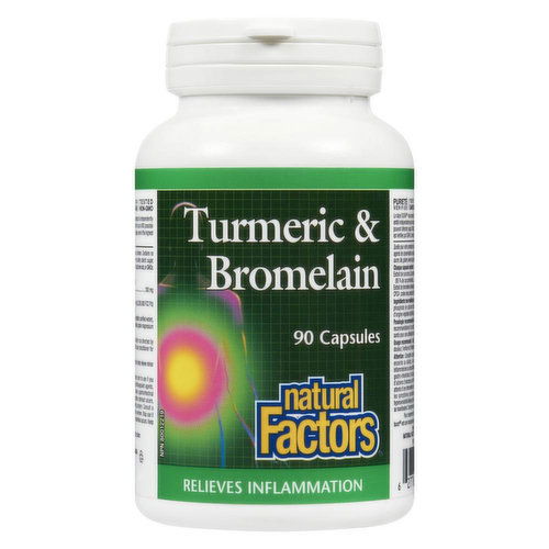 Natural Factors - Turmeric & Bromelain