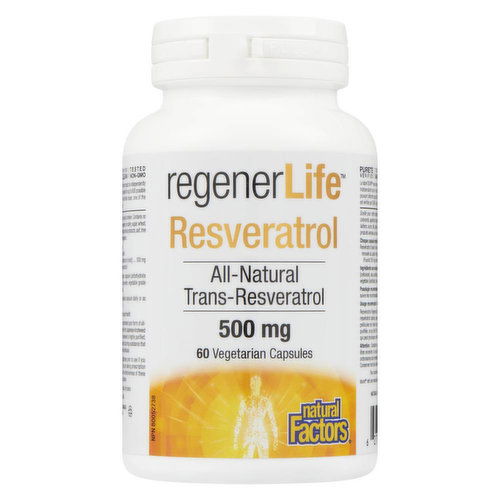 Natural Factors - RegenerLife Resveratrol