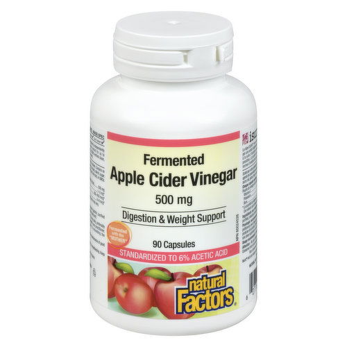 Natural Factors - Apple Cider Vinegar 500mg