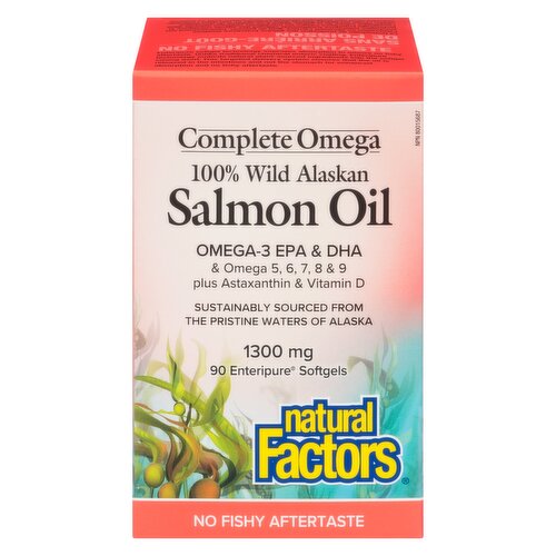 Natural Factors - Wild Alaskan Salmon Oil