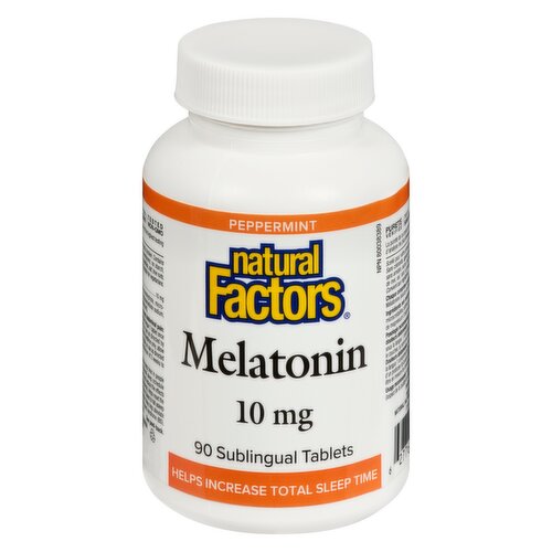 Natural Factors - Melatonin 10mg Sublingual