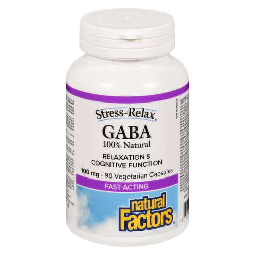 Natural Factors - Stress Relax Gaba 100mg