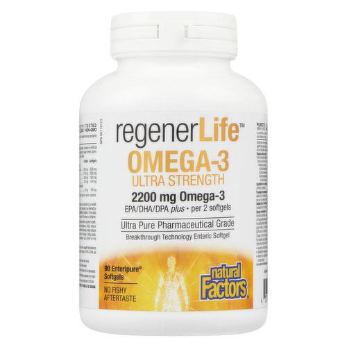 Natural Factors - RegenerLife Omega 3 Ultra Strength