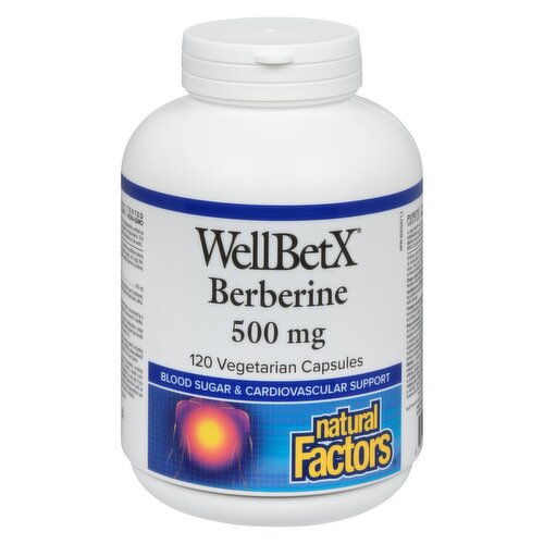 Natural Factors - Wellbetx Berberine 500MG