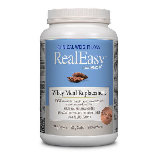 Natural Factors - Real Easy PGX Meal Whey Chocolate