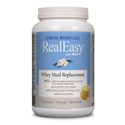 Natural Factors - Real Easy PGX Meal Whey Vanilla