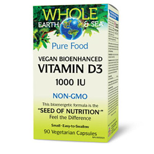 Natural Factors - NATFAC Vegan Vitamin D3 1000IU