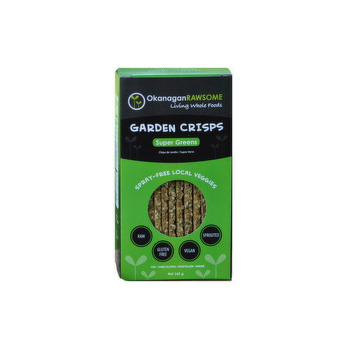 Okanagan Rawsome - Garden Crisps Super Greens