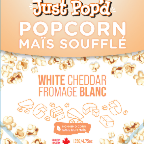 Just Popd - White Cheddar Popcorn