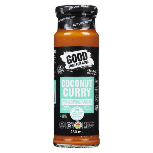 Good Food For Good - Sauce Coconut Curry Organic