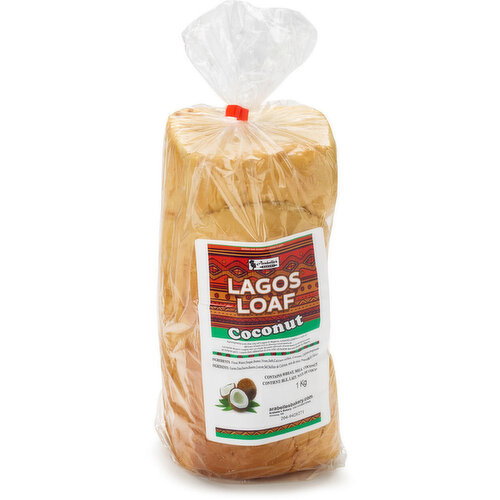 Arabelle's Bakery - Lagos Loaf Bread Unsliced, Coconut