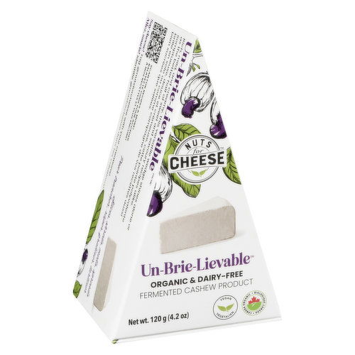 Nuts For Cheese - Un Brie Lievable Fermented Cashew Product Organic