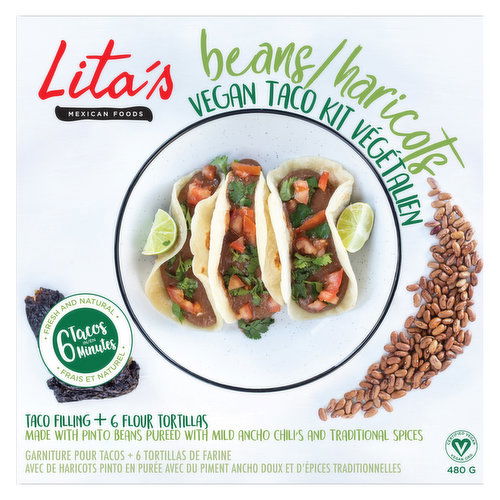 Litas - Taco Meal Kit Vegan Beans