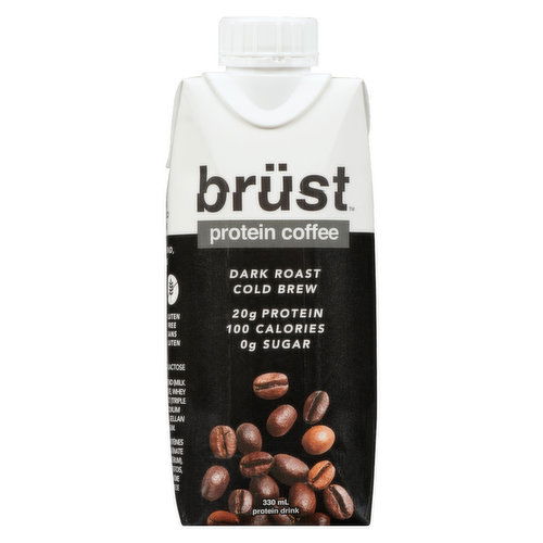 brust - Cold Brew Protein Coffee Dark