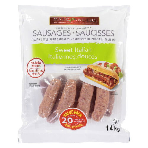 Marcangelo - Pork Sausages - Mild Italian Style