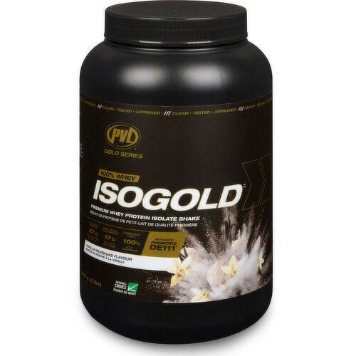 PVL ISOGOLD - Premium Whey Protein Isolate Shake Vanilla Milk