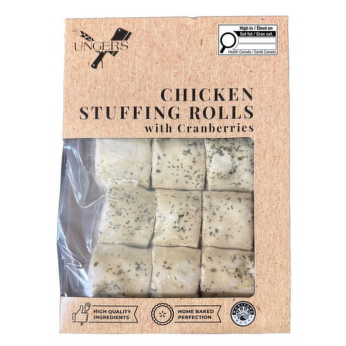 Ungers - Chicken Stuffing Rolls With Cranberries