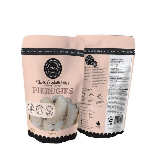 Nina's Pierogies - Beets & Artichokes Gluten Free