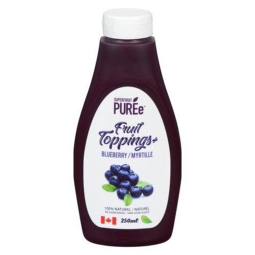 Superfruit Puree - Fruit Topping Wild Blueberry