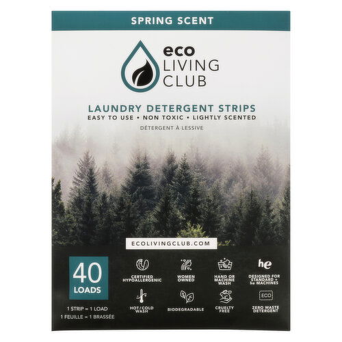 Eco Living Club - Laundry Detergent Strips