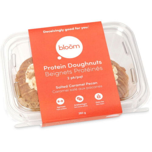 Blooming In Health - BlHealth SltdCaramel PecanProtein Donut