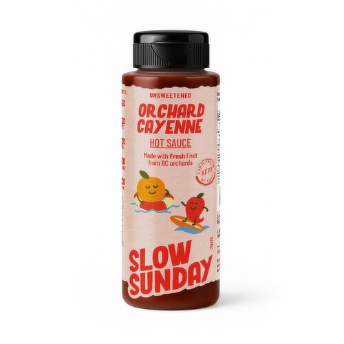SLOW BOTTLED SUNDAY - Orchard Cayenne Hot Sauce & Marinade