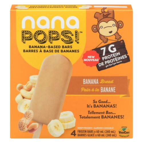 Nanashake - NANAPOPS BANANA BREAD